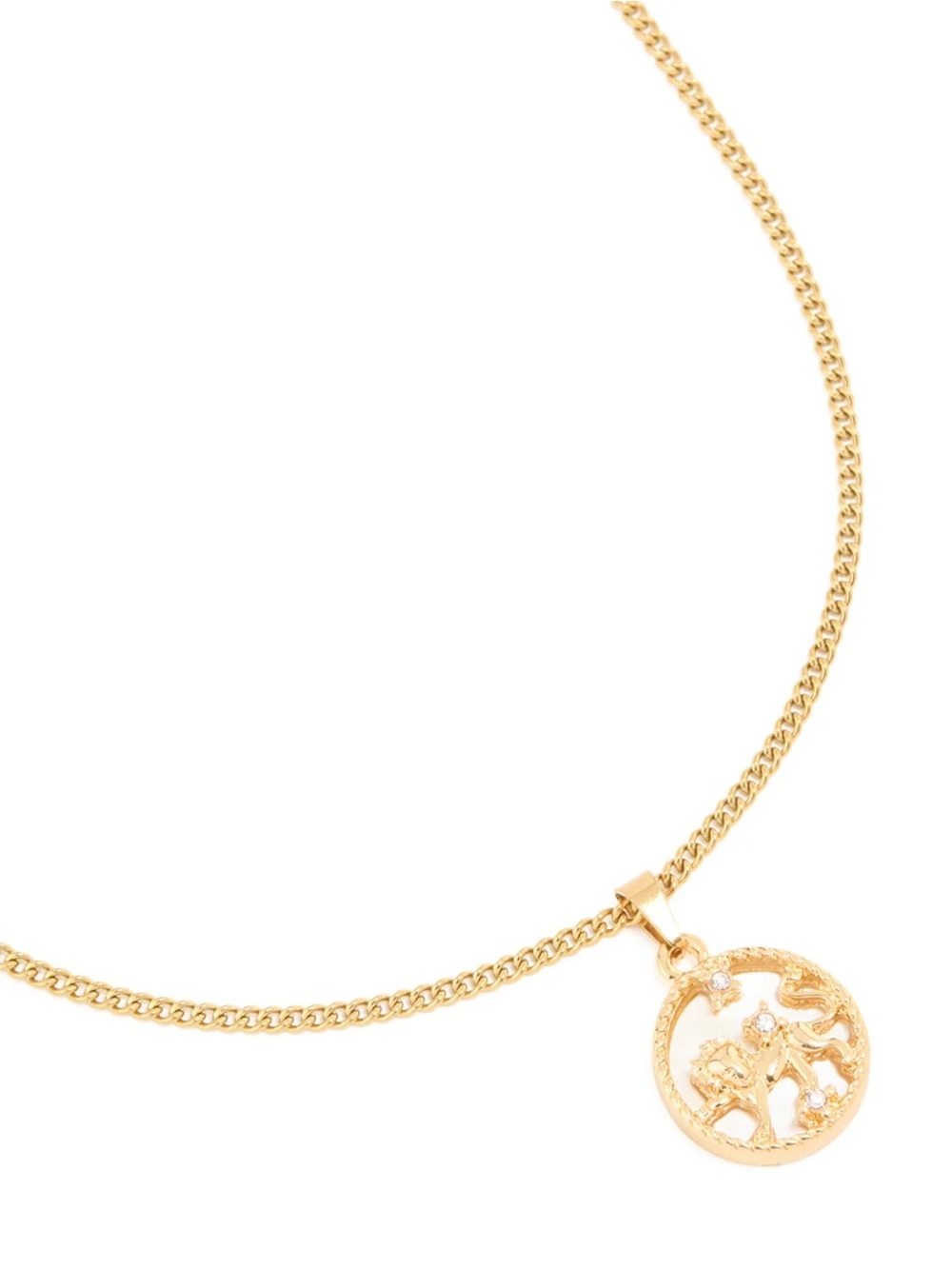Lovisa Gold Leo Zodiac Pendant Necklace